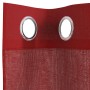 Gaze-Vorhänge mit Ösen, 2 Stück, Weinrot. von , Vorhänge und Gardinen - Ref: Foro24-4102155, Preis: 13,43 €, Rabatt: %