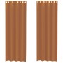 Gaze-Vorhänge mit Ösen, 2 Stück, Terrakotta. von , Vorhänge und Gardinen - Ref: Foro24-4102141, Preis: 14,56 €, Rabatt: %