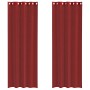 Gaze-Vorhänge mit Ösen, 2 Stück, Weinrot. von , Vorhänge und Gardinen - Ref: Foro24-4102160, Preis: 16,52 €, Rabatt: %
