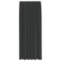Cortinas de gasa con trabillas 2 uds. negro de , Cortinas y visillos - Ref: Foro24-4102258, Precio: 14,52 €, Descuento: %
