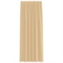Gauze curtains with 2 sand-colored tab tops, 140x245 cm. by , Curtains and curtains - Ref: Foro24-4102309, Price: 15,15 €, Di...
