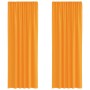 Gaze-Vorhänge mit Schlaufen, 2 Stück, orange, 140x260 cm. von , Vorhänge und Gardinen - Ref: Foro24-4102285, Preis: 15,49 €, ...