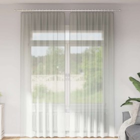 Gauze curtains with 2 light gray tab tops, 140x260 cm. by , Curtains and curtains - Ref: Foro24-4102300, Price: 15,49 €, Disc...