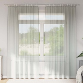 Gauze curtains with 2 light gray tab tops, 140x225 cm. by , Curtains and curtains - Ref: Foro24-4102298, Price: 18,34 €, Disc...