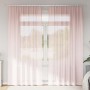 Chiffon curtains with 2 light pink tab tops, 140x245 cm by , Curtains and curtains - Ref: Foro24-4102279, Price: 18,76 €, Dis...