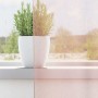 Chiffon curtains with 2 light pink tab tops, 140x245 cm by , Curtains and curtains - Ref: Foro24-4102279, Price: 18,76 €, Dis...