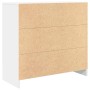Sideboard mit weißer Schublade 80x34x76 cm aus Ingenieurholz von , Sideboards - Ref: Foro24-861535, Preis: 88,74 €, Rabatt: %