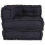 Modulares Pouf aus anthrazitfarbenem Stoff 70x70x54 von , Kissen für Stühle und Sofas - Ref: Foro24-4019025, Preis: 151,56 €,...