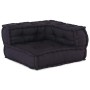 Modular anthracite fabric pouf 70x70x54 by , Cushions for chairs and sofas - Ref: Foro24-4019025, Price: 151,56 €, Discount: %