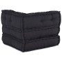 Modulares Pouf aus anthrazitfarbenem Stoff 70x70x54 von , Kissen für Stühle und Sofas - Ref: Foro24-4019025, Preis: 151,56 €,...
