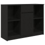 Aparador con cajón roble negro 101x35x76 cm madera ingeniería de , Aparadores - Ref: Foro24-861563, Precio: 95,84 €, Descuent...