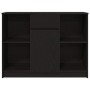Aparador con cajón roble negro 101x35x76 cm madera ingeniería de , Aparadores - Ref: Foro24-861563, Precio: 95,84 €, Descuent...