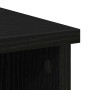 Aparador con cajón roble negro 101x35x76 cm madera ingeniería de , Aparadores - Ref: Foro24-861563, Precio: 95,84 €, Descuent...