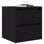 Wandnachttische 2 Stück Schwarz-Eiche 38x34x40 cm von , Nachttische - Ref: Foro24-861250, Preis: 84,60 €, Rabatt: %