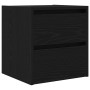Wandnachttische 2 Stück Schwarz-Eiche 38x34x40 cm von , Nachttische - Ref: Foro24-861250, Preis: 84,60 €, Rabatt: %