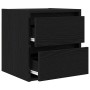 Wandnachttische 2 Stück Schwarz-Eiche 38x34x40 cm von , Nachttische - Ref: Foro24-861250, Preis: 84,60 €, Rabatt: %