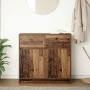 Sideboard with drawer, antique wood, 80x34x76cm. Engineered wood. by , Sideboards - Ref: Foro24-861542, Price: 85,61 €, Disco...