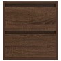 Mesilla de noche de pared roble marrón 38x34x40 cm by , Nightstands - Ref: Foro24-861259, Price: 48,88 €, Discount: %