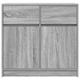 Aparador con cajón gris Sonoma 80x34x76 cm madera de ingeniería de , Aparadores - Ref: Foro24-861540, Precio: 91,19 €
