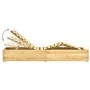 Lounger with green impregnated pine wood table by vidaXL, Loungers - Ref: Foro24-315403, Price: 141,75 €, Discount: %