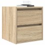 Mesillas de noche de pared 2 uds roble Sonoma 38x34x40 cm by , Nightstands - Ref: Foro24-861252, Price: 78,70 €, Discount: %