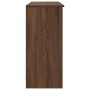 Aparador con cajón roble marrón 101x35x76 cm madera ingeniería by , Sideboards - Ref: Foro24-861568, Price: 92,79 €, Discount: %