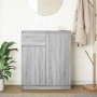 Sideboard with drawer Sonoma gray 71x35x84 cm engineered wood by , Sideboards - Ref: Foro24-861594, Price: 89,82 €, Discount: %