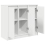 Weißer Schrank aus Holzwerkstoff 85x34x76 cm von , Sideboards - Ref: Foro24-861625, Preis: 95,67 €, Rabatt: %