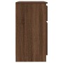 Sideboard with brown oak drawer 71x35x65 cm engineered wood by , Sideboards - Ref: Foro24-861604, Price: 77,77 €, Discount: %