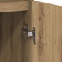 Handgefertigter Eichenschrank mit Schublade, 71x35x65cm, aus Ingenieurholz. von , Sideboards - Ref: Foro24-861606, Preis: 75,...