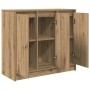 Artisan Oak Sideboard 85x34x76 cm Engineered Wood by , Sideboards - Ref: Foro24-861633, Price: 91,33 €, Discount: %