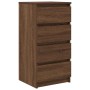 Brown oak sideboard 37.5x35x76 cm engineered wood by , Sideboards - Ref: Foro24-861757, Price: 76,48 €, Discount: %