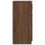 Brown oak sideboard 37.5x35x76 cm engineered wood by , Sideboards - Ref: Foro24-861757, Price: 76,48 €, Discount: %