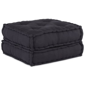 Modular pouf in anthracite fabric 70x70x36 cm by , Cushions for chairs and sofas - Ref: Foro24-4019027, Price: 112,40 €, Disc...