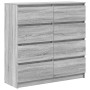 Sideboard Sonoma gray 100x35x99 cm engineered wood by , Sideboards - Ref: Foro24-3328494, Price: 162,99 €, Discount: %