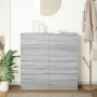 Sideboard Sonoma gray 100x35x99 cm engineered wood by , Sideboards - Ref: Foro24-3328494, Price: 162,99 €, Discount: %