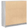 Sideboard Sonoma gray 100x35x99 cm engineered wood by , Sideboards - Ref: Foro24-3328494, Price: 162,99 €, Discount: %