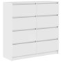 Weißer Schrank 100x35x99 cm aus Ingenieurholz von , Sideboards - Ref: Foro24-3328489, Preis: 175,21 €, Rabatt: %