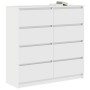 Weißer Schrank 100x35x99 cm aus Ingenieurholz von , Sideboards - Ref: Foro24-3328489, Preis: 175,21 €, Rabatt: %