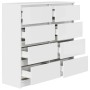Weißer Schrank 100x35x99 cm aus Ingenieurholz von , Sideboards - Ref: Foro24-3328489, Preis: 175,21 €, Rabatt: %