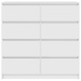 Weißer Schrank 100x35x99 cm aus Ingenieurholz von , Sideboards - Ref: Foro24-3328489, Preis: 175,21 €, Rabatt: %