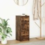 Aparador roble ahumado 29,5x34x76 cm madera de ingeniería de , Aparadores - Ref: Foro24-861638, Precio: 64,30 €, Descuento: %