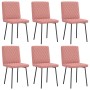 Esstischstühle, 6 Stück, Kunstleder, rosa. von , Essstühle - Ref: Foro24-3315490, Preis: 254,31 €, Rabatt: %