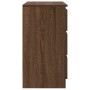 Sideboard with brown oak drawer 71x35x65 cm engineered wood by , Sideboards - Ref: Foro24-861577, Price: 85,39 €, Discount: %