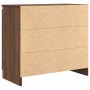 Sideboard with brown oak drawer 71x35x65 cm engineered wood by , Sideboards - Ref: Foro24-861577, Price: 85,39 €, Discount: %