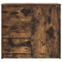 Aparador con cajón roble ahumado 71x35x65 cm madera ingeniería by , Sideboards - Ref: Foro24-861575, Price: 82,26 €, Discount: %