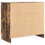 Aparador con cajón roble ahumado 71x35x65 cm madera ingeniería by , Sideboards - Ref: Foro24-861575, Price: 82,26 €, Discount: %