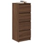 Aparador roble marrón 37,5x35x99 cm madera de ingeniería von , Sideboards - Ref: Foro24-861703, Preis: 81,07 €, Rabatt: %