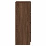 Aparador roble marrón 37,5x35x99 cm madera de ingeniería von , Sideboards - Ref: Foro24-861703, Preis: 81,07 €, Rabatt: %