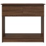 Mesa consola con cajones roble marrón 85,5x38,5x74,5 cm von , Seitentische - Ref: Foro24-861397, Preis: 80,32 €, Rabatt: %